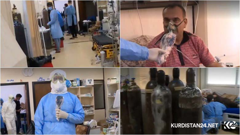 كوردستان24 دۆخی تووشبووان لە نەخۆشخانەی رزگاری دەخاتەڕوو